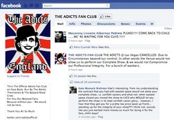 The Adicts Facebook Page Before 2