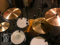 Jim's drum set