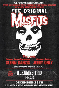 Misfits MGM Grand Garden Arena flyer