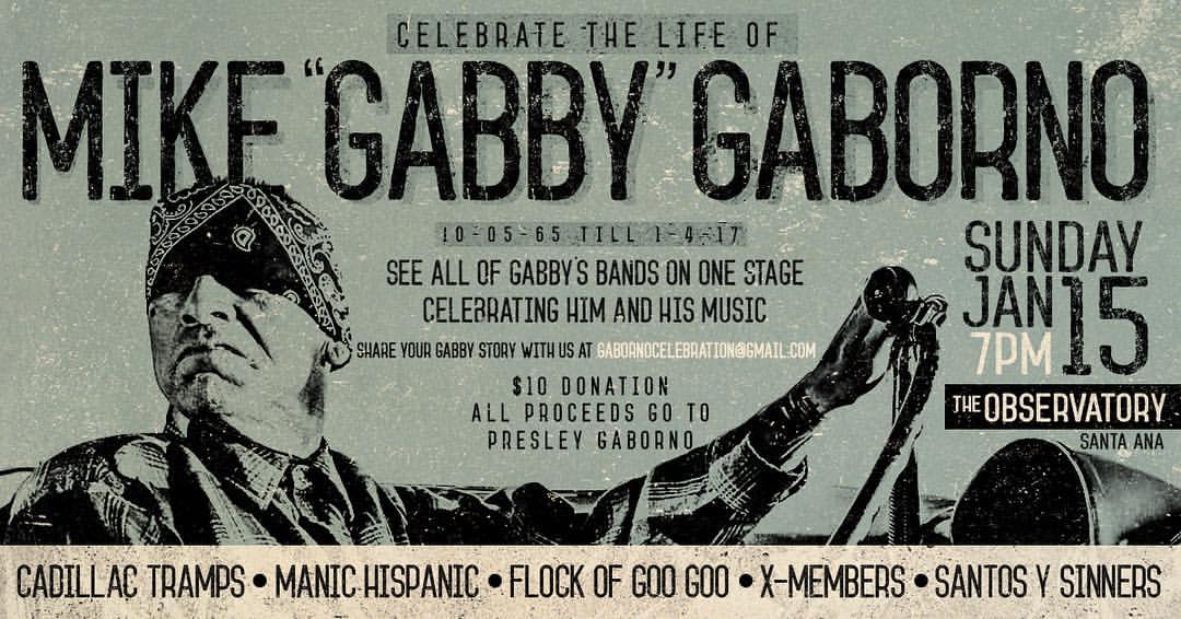 Gabby's Celebration flyer