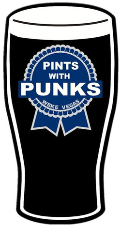Pints With Punks pintglass logo