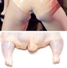 Miley Cyrus' ass vs. a chicken's ass