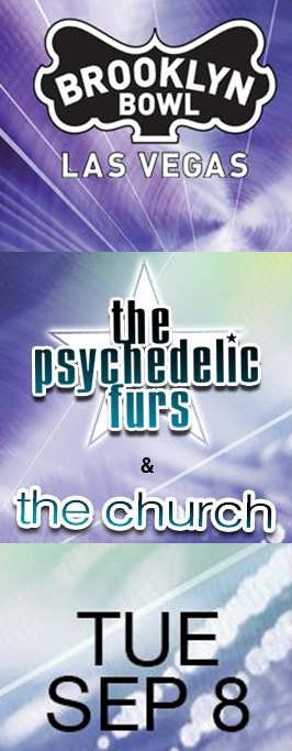 The Psychedelic Furs / The Church vertical promo ad
