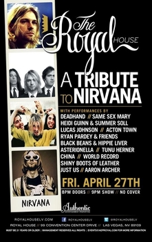 Nirvana Tribute Flyer