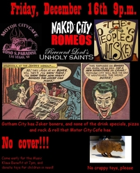 Naked City Romeos flyer