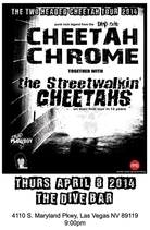 The Streetwalkin' Cheetahs flyer 