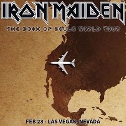 Iron Maiden Plane Tour poster