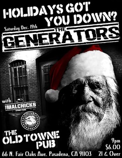 The Generators flyer 