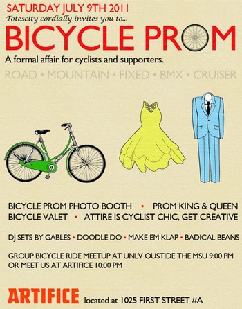 Bike Prom flyer