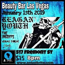 Reagan Youth / Vegas Threat @Beauty Bar flyer