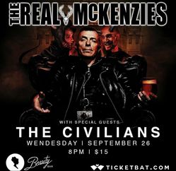 The Civilians / The Real McKenzies flyer