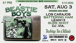 Beastie Boys Tribute Night flyer