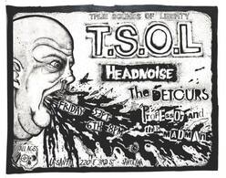 TSOL / Headnoise flyer